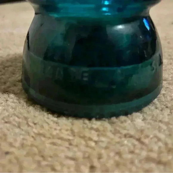 Blue And green Mix Hemingray- 42, Made In The Usa Insulator - Picture 5 of 12